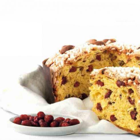 Panettone aux fraises des bois